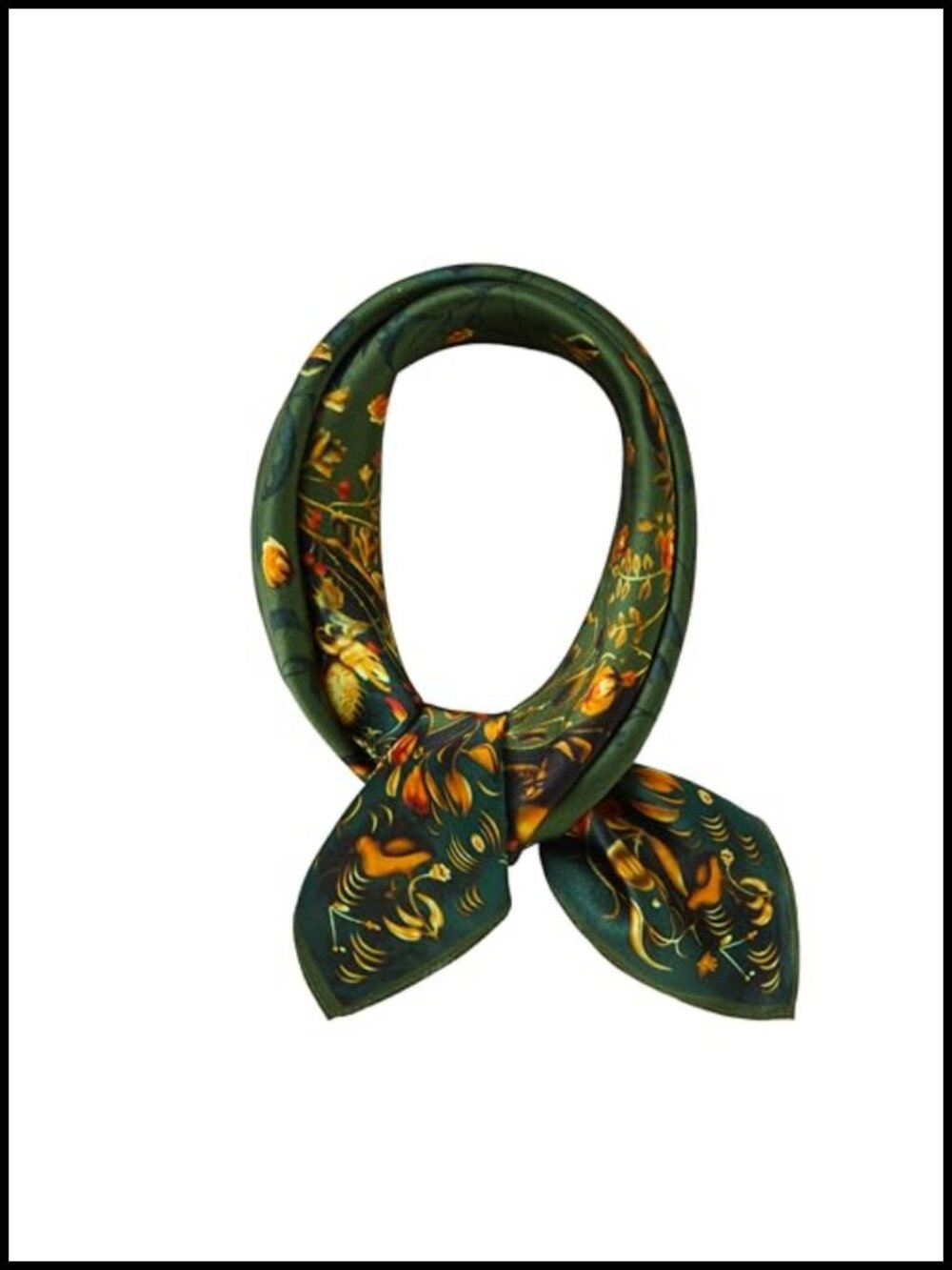100% Mulberry Silk Neck Scarf 21x21 Square Hair Scarf Lightweight Bandana
